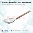 Skimmer - Frying ladle Oil Skimmer Center frame / Wood Handle
