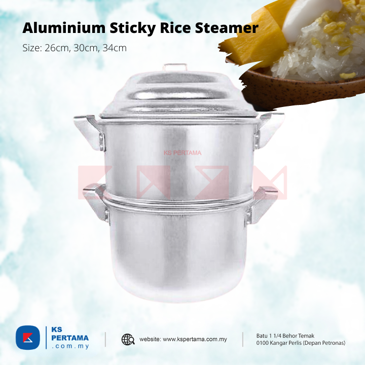 Aluminium Sticky Rice Steamer